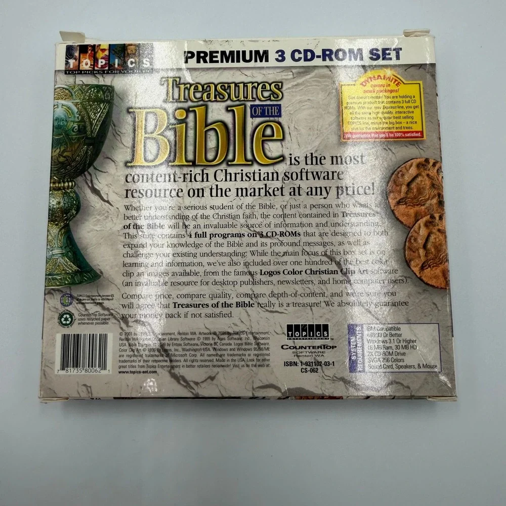 Topics Entertainment treasures bible